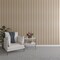 Ekena Millwork 94H x 3/8T Adjustable Wood Slat Wall Panel Kit w/ 3W Slats, Hickory contains 15 Slats SWW60X94X0375HI - alternate 1